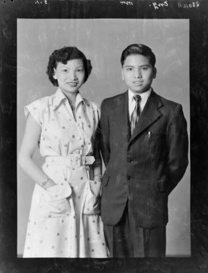 Unidentified man and woman