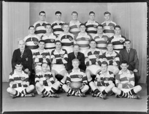 Oriental Football Club, senior A XV rugby team, 1954