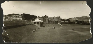 View of Wellington College looking south, Wellington City, New Zealand