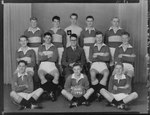 Wellington Technical College, 1954 1st XI soccer team
