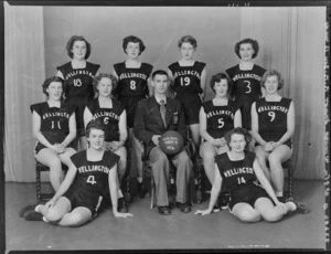 Wellington women's 1954 representative senior B basketball team