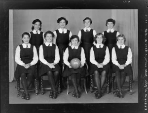 Wellington Girls' College senior A basketball team, 1954