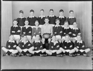 Wellington College 4 C rugby team, 1954