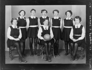 St Mary's College Old Girls, Wellington, junior C basketball team, 1954