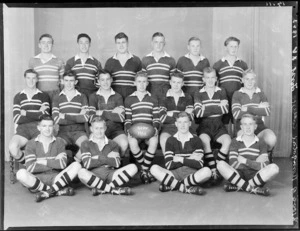 Rongotai College 1953 1st XV rugby team