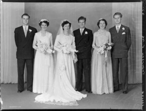 Unidentified wedding party