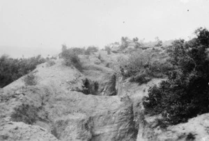 Trenches on Beauchops Hill, Gallipoli, Turkey