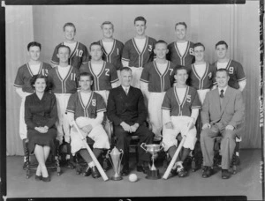 Jenkins Gym Softball Club team, winners of the senior A in 1954