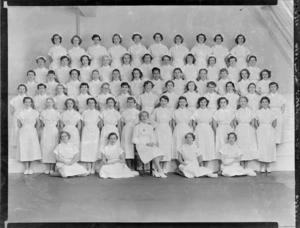 Nurses, Wellington Hospital, State Final, May 1954
