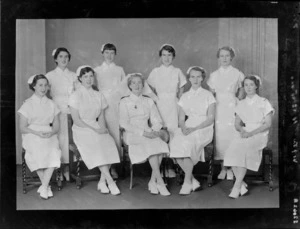 Nurses, Wellington Hospital, State Final, May 1954