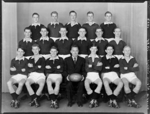 Wellington College 1954 3A rugby team