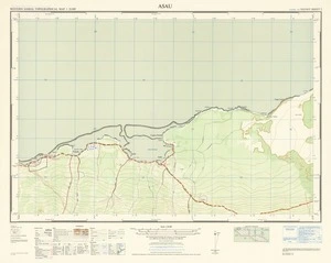 Asau [electronic resource] / compiled from multiplex instrument plots by the Department of Lands and Survey, New Zealand, and field interpretation of aerial photographs by the Department of Lands and Survey, Western Samoa; final drawings are by the Department of Lands and Survey, Western Samoa ; drawn by J.F. Fidow.