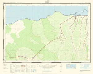A'opo [electronic resource] compiled from multiplex instrument plots by the Department of Lands and Survey, New Zealand, and field interpretation of aerial photographs by the Department of Lands and Survey, Western Samoa ; final drawings are by the Department of Lands and Survey, Western Samoa ; revised by Eteuati' Iese and E. Momoisea.