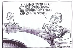 Scott, Thomas, 1947- :'It's a labour saving idea I got from Graham Norton.' 30 January 2013