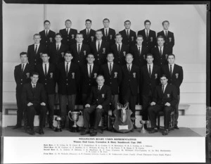 Wellington Rugby Football Union representative team of 1966, winners of the Fred Lucas, Coronation and Saundercock Cups