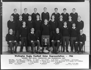 Wellington Rugby Football Union representatives, 1966