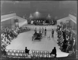 Table tennis at Wellington Town Hall