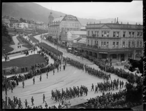 Funeral procession of General Melville, New Zealand Expeditionary Force, 1914-1918