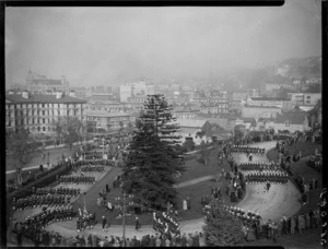 Military parade in Wellington