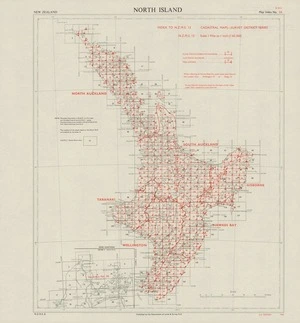 Index to N.Z.M.S. 13 cadastral maps-survey district series. North Island [electronic resource].