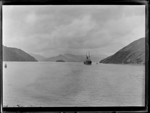 Unidentified steamship, Marlborough Sounds