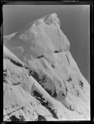 Landscape of snow covered mountain, unknown location, South Island