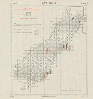 Index to N.Z.M.S. 2 topographical series 1:25,000 (0.4 miles to 1 inch approx). South Island [electronic resource].