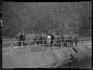 Group at Orongorongo tunnel