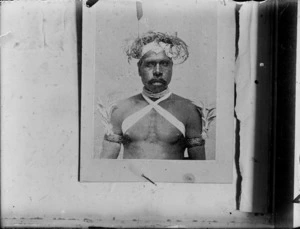 Portrait of an unidentified man [from Polynesia?]