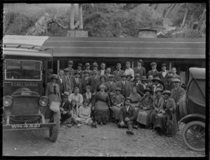 Group at Orongorongo tunnel