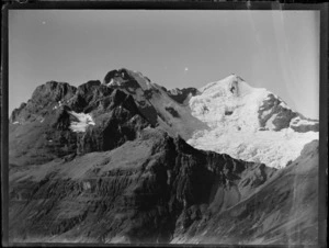 View of unknown mountain peak, possibly Otago District