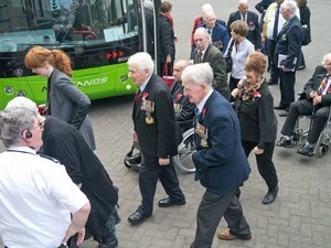 Bomber Command veterans visit Parliament