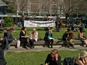 No asset sales protest at Midland Park, Wellington