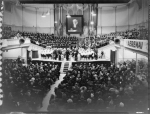 Visit of General Evangaline Booth, Salvation Army, Town Hall, Wellington