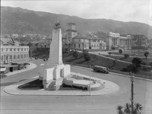 Cenotaph, war memorial in Wellington