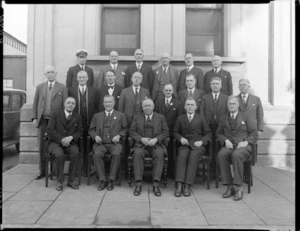 Harbour Board group, probably in Wellington