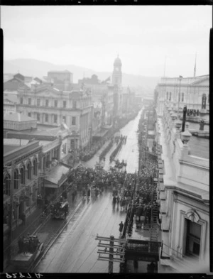 Sir Joseph Ward's funeral cortege