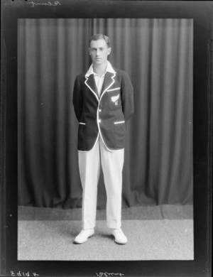 Roger Blunt, member of the New Zealand representative cricket team, tour of the United Kingdom, 1931