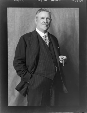 Mr C J B Norwood, mayor of Wellington 1923-1927