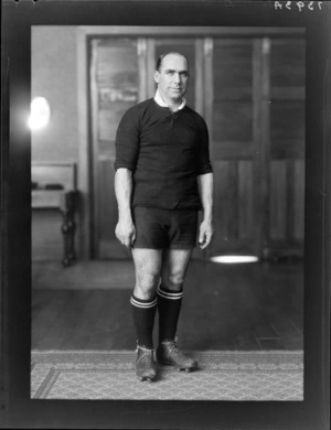 All Black, Mr Cliff Porter, in rugby uniform