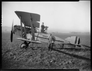 Southern Cross, the monoplane which made the first non-stop Trans-Tasman flight, at Christchurch