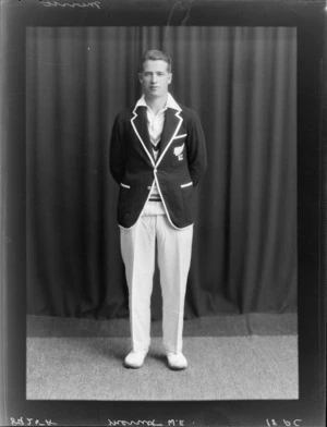 Mr W E Merritt, member of the 1931 New Zealand cricket team to tour the United Kingdom