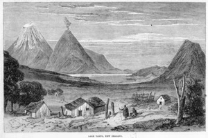 Illustrated London news :Lake Taupo, New Zealand. [London, 1867]
