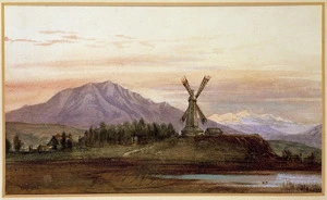 Chamier, George, 1842-1915 :Leithfield, New Zealand by George Chamier [1865?]