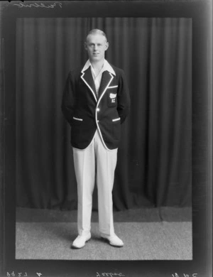 Mr R O Talbot, member of the 1931 New Zealand cricket team to tour the United Kingdom