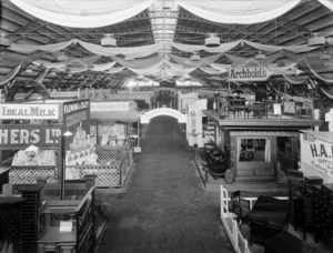 Overlooking displays at the 1906-7 New Zealand International Exhibition in Christchurch