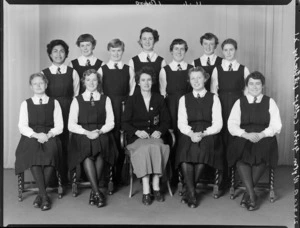 Wellington Girls College, 1st XV, hockey team of 1956