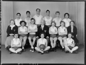Wellington Tramways, indoor- basketball team of 1956