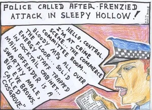 Doyle, Martin, 1956- :Police called after frenzied attack in Sleepy Hollow! 8 March 2013