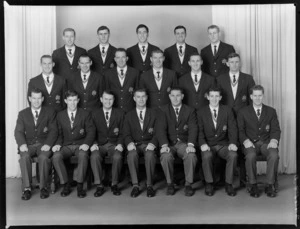 Australian representative hockey team, in dress uniform, 1963 New Zealand tour